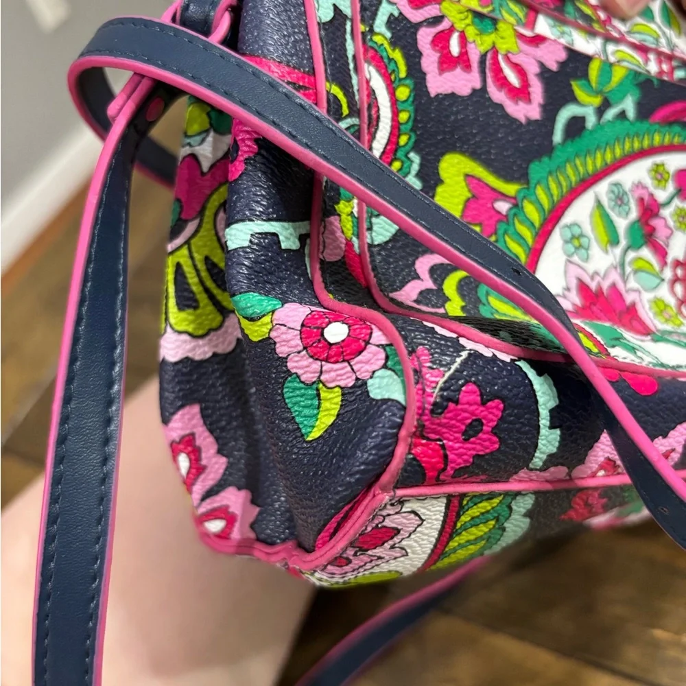 Vera Bradley Scalloped Hipster Crossbody in “Petal Paisley”